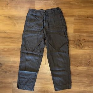 American eagle cropped linen pants